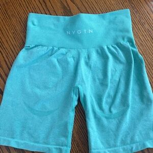NVGTN mint contour seamless shorts